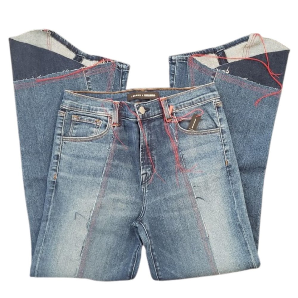 NEW J Brand xKozaburo Jolene Mysticism Flare Jeans - Picture 4 of 16